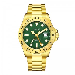 Baogela Nua Fir Nua Faire Só 304 Cruach Dhosmálta Dial Luminous Dial 50m Lánúineacha Faisin Tumadóireachta Spórt Watch Watchwatch Gold Green 22806